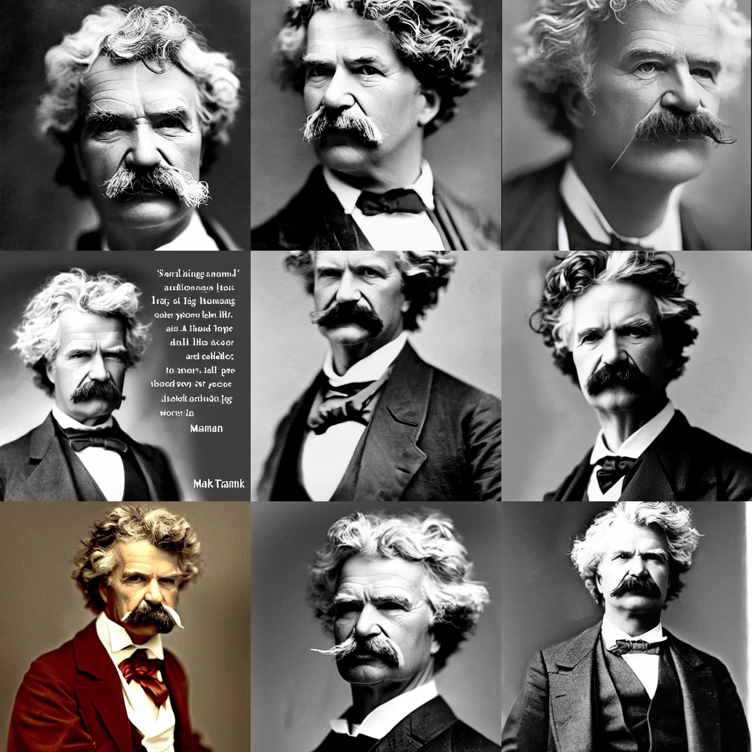 Prompt: Mark Twain