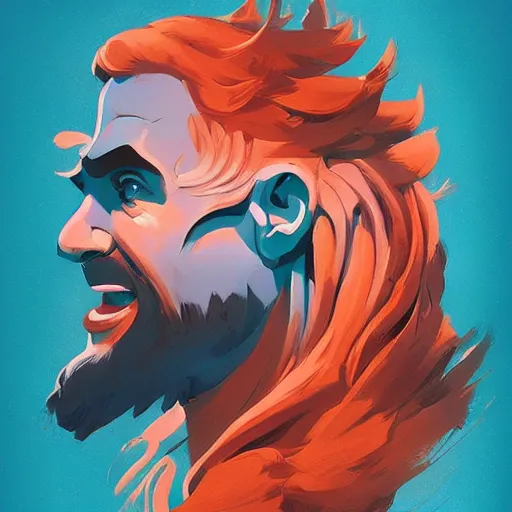 Image similar to face icon stylized minimalist the poseidon adventure 1 9 7 2, loftis, cory behance hd by jesper ejsing, by rhads, makoto shinkai and lois van baarle, ilya kuvshinov, rossdraws global illumination