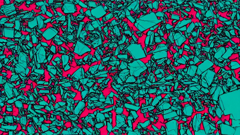 Prompt: anaglyph rocks