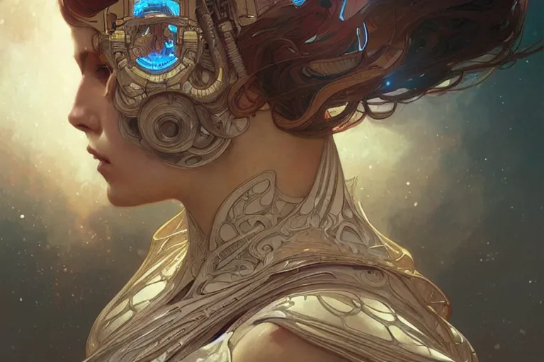 Image similar to a line art texture, high tech science fiction religious design intricate digital painting artstation concept art smooth sharp focus illustration, art by artgerm and paul chadeisson and greg rutkowski and alphonse mucha