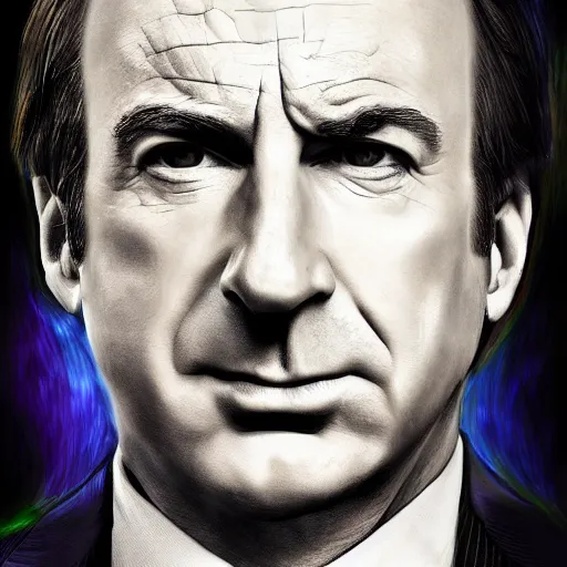 Prompt: Saul Goodman portrait, hyper realistic, HD, HQ, photo realistic