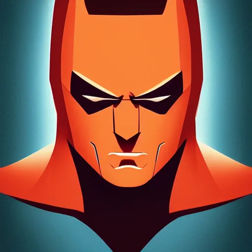 Image similar to face icon stylized minimalist batman : the animated series, loftis, cory behance hd by jesper ejsing, by rhads, makoto shinkai and lois van baarle, ilya kuvshinov, rossdraws global illumination