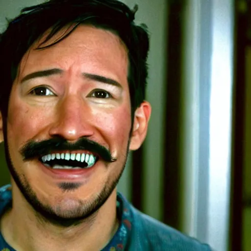 Image similar to A still of Markiplier in The Shining