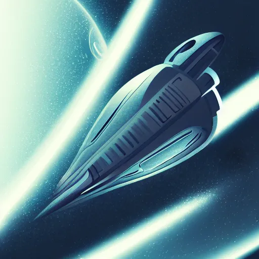 Prompt: sci - fi detailed spaceship in the form of nike logo, space, hyper detailed, photo realistic, cinematic