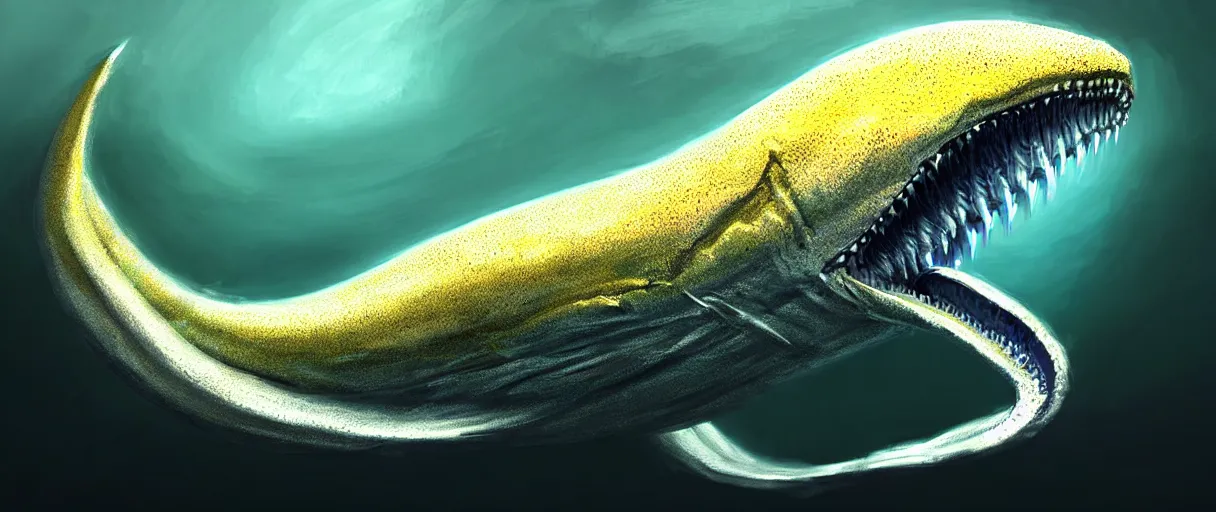 Prompt: hyperrealistic very intricate pearlescent white leviathan swallowing the earth digital painting concept art james white! cinematic soft glow yellow lighting low angle hd 8k sharp shallow depth of field