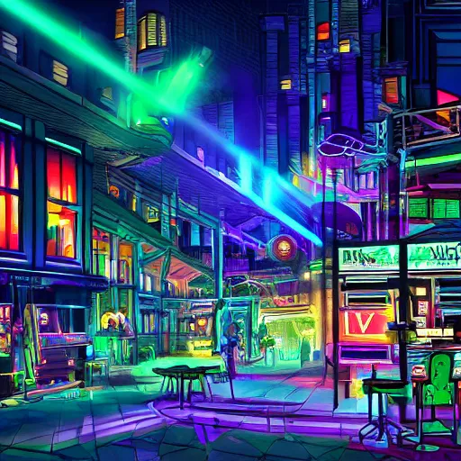 Bada Bing! - Cyberpunk City [1920x1080] : r/wallpaper