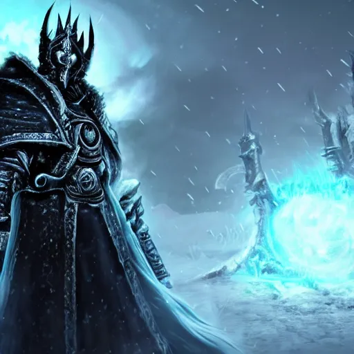 Prompt: lich king