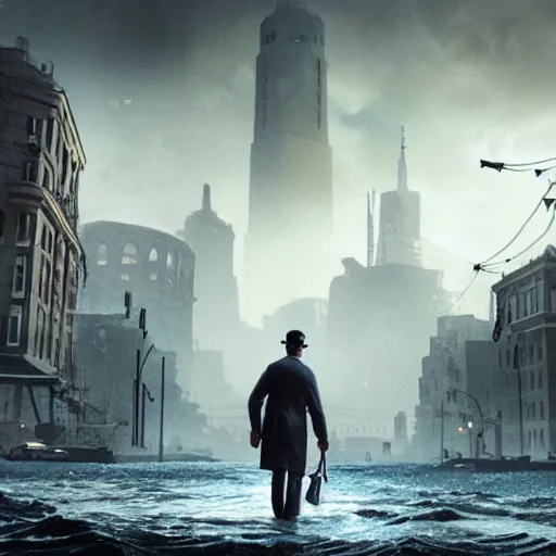 Image similar to sinking city