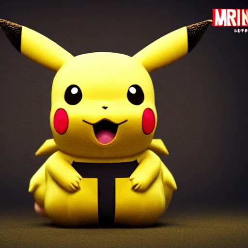 Image similar to highly detailed full body portrait pikachu as john wick, comic style, 8 k, octane render, unreal engine