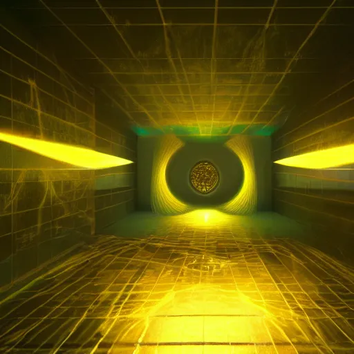 Image similar to a hyperrealistic 3 d render of a dmt trip, photorealism, dramatic lighting, volumetric lighting, 8 k, unreal engine, octane render