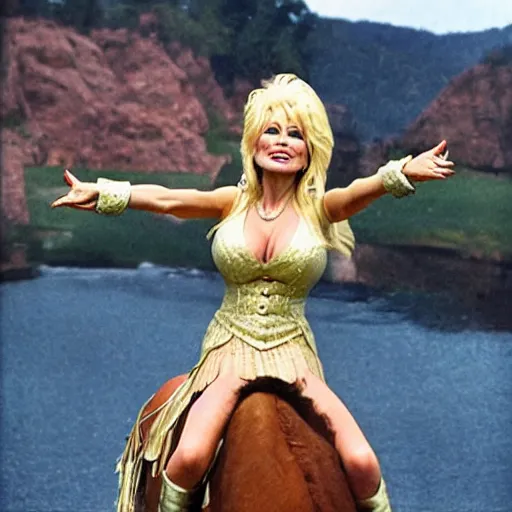 Prompt: Dolly Parton as a centaur