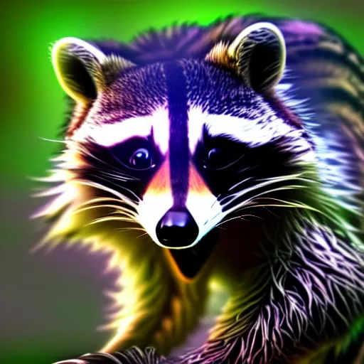 Image similar to sniper raccoon, photo, detailed, 4 k