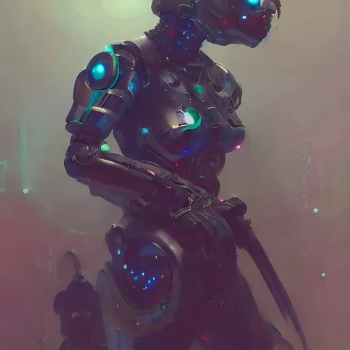 Prompt: a portrait of a cybernetic soldier, cyberpunk concept art by pete mohrbacher and wlop and artgerm and josan gonzales, digital art, highly detailed, intricate, sci-fi, sharp focus, Trending on Artstation HQ, deviantart, unreal engine 5, 4K UHD image