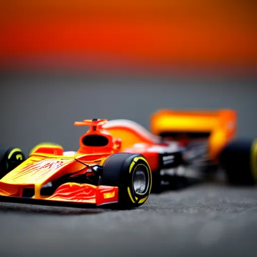 Image similar to photograph, formula 1, monaco, hot wheels, macro, bokeh