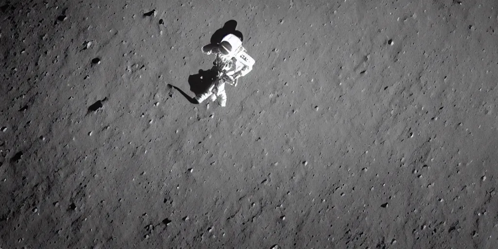 Prompt: A space engineer on the moon