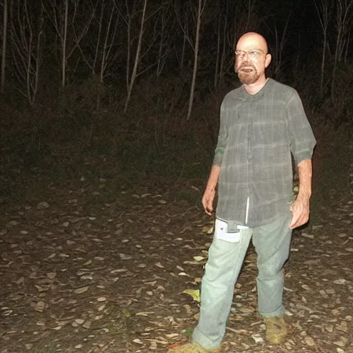 Image similar to Walter White Caught on trail Cam during Night