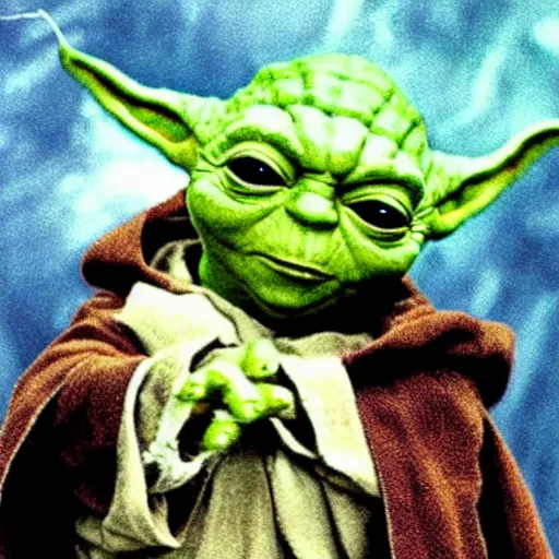 Image similar to Yoda as Harry Potter