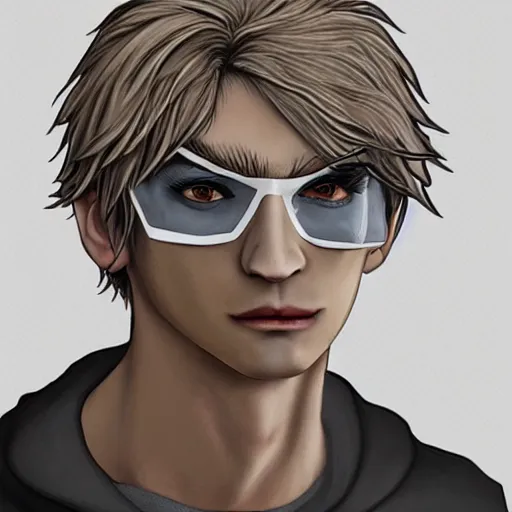 Image similar to a xqc, homestuck troll, gray skin, detailed portrait