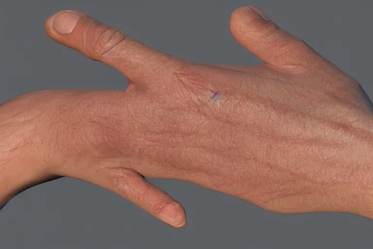 Image similar to A regrown hand, photorealistic imagery, 8k quality