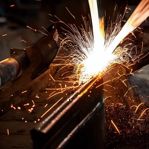 Prompt: terrible welding, 4k, cinematic