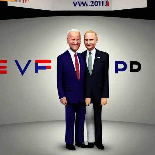 Image similar to Biden and putin as conjoined twins in daipers