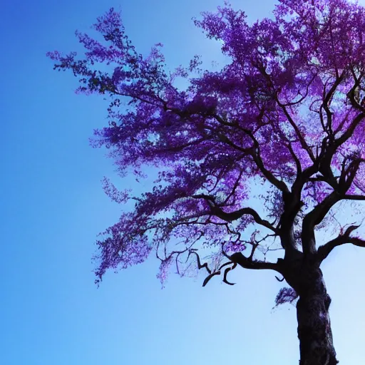 Image similar to purple tree