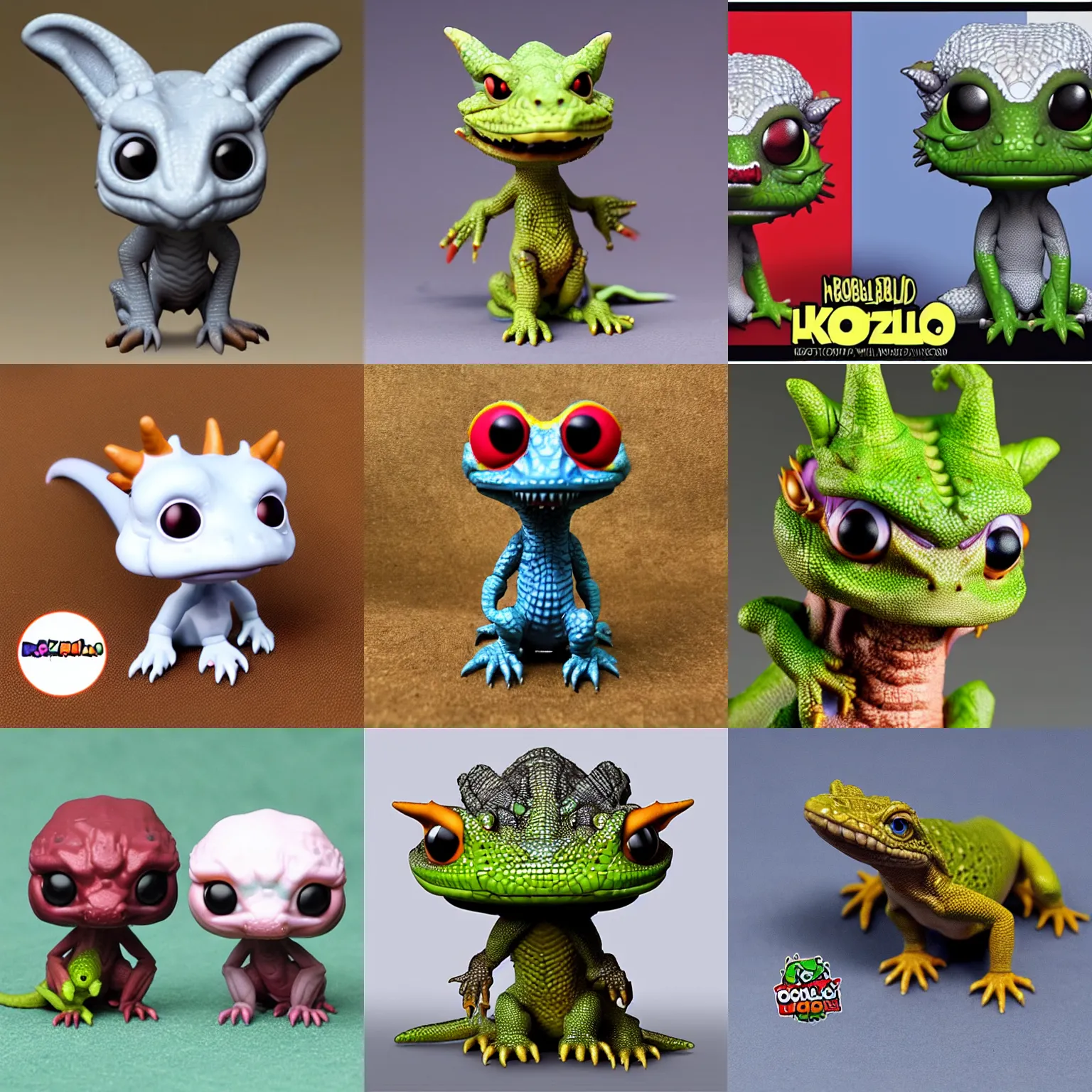 Prompt: cute lizard kobold funko pop, photorealistic, highly detailed