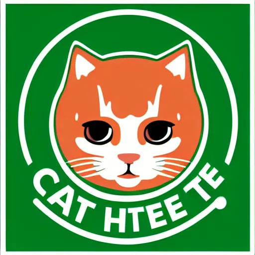Prompt: cat shelter logo