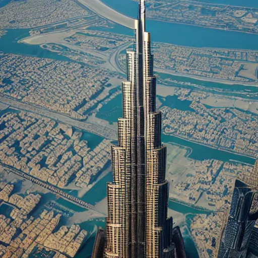 Image similar to burj khalifa but instead a carrot