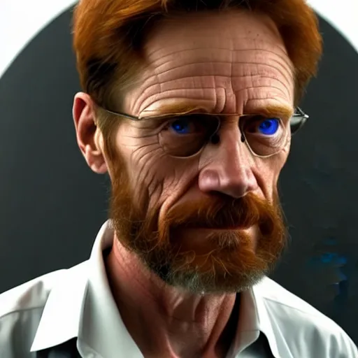 Prompt: willem defoe pretending to be a scientist 4 k, cinematic shot, painting by jama jurabaev, extremely detailed, brush hard, artstation, high quality, brush stroke