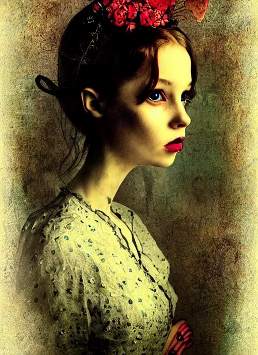 Image similar to a portrait of a pretty young lady by alexander jansson