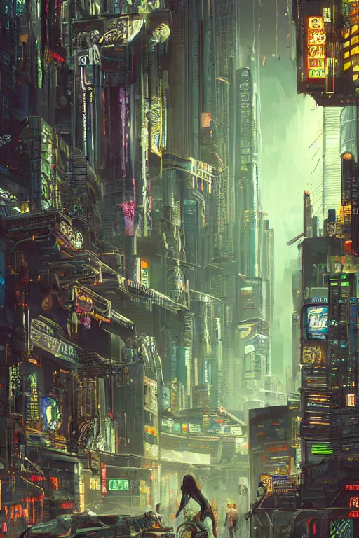 Image similar to an intricate cyberpunk background fully detailed. small details. sharp focus