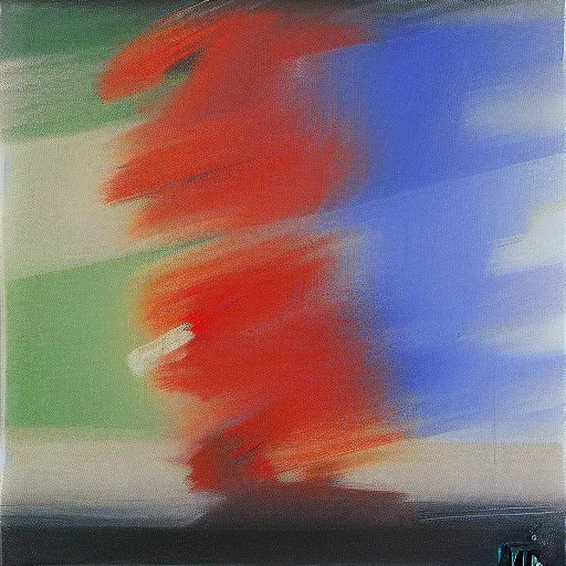 Image similar to painting by Gerhard Richter