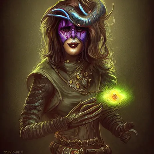 Image similar to snake-face lady, snake-face lady, snake-face lady, epic fantasy digital art, fantasy style art, fantasy hearthstone art style