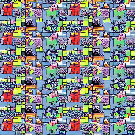 Prompt: pokemon pattern, 32-bit, Gameboy color aesthetic