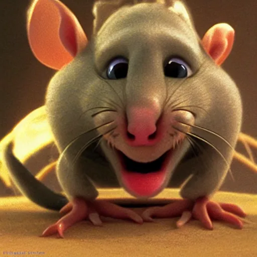 Prompt: Remy the the rat from Ratatouille realistic