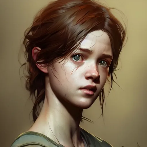 prompthunt: ellie from last of us 2 as an angel, fine art, intricate,  elegant, highly detailed, realistic hair, centered, digital painting, art  station, conceptual art, soft, sharp focus, illustration, artwork, artgerm,  tomasz