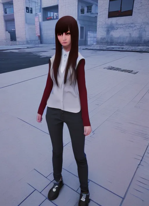 Prompt: ai 3 d girl in metaverse ; unreal engine ; wide angle ; 3 d ; highly detailed