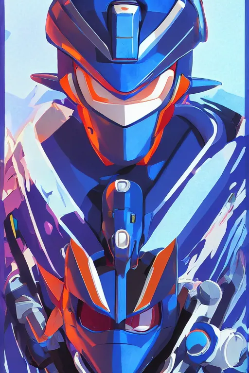 Image similar to robot ninja mask helmet megaman x zero rockman 2 0 2 2 switch game boss legacy collection fanart artsation, art gta 5 comics, behance hd by jesper ejsing, by rhads, makoto shinkai and lois van baarle, ilya kuvshinov, rossdraws global illumination ray tracing