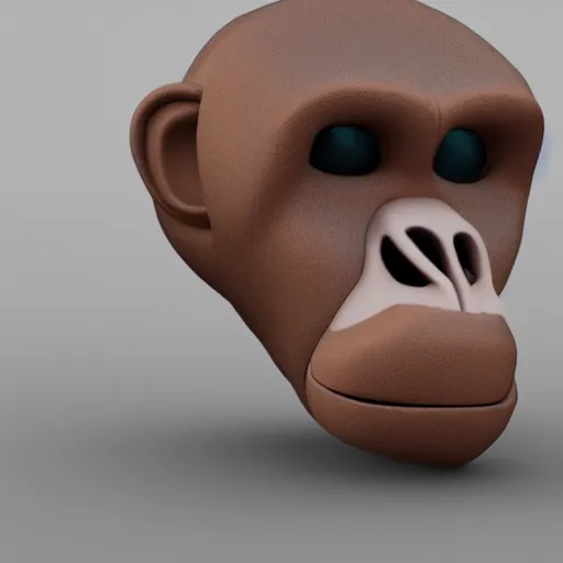 Prompt: an inedit bored ape from bored ape yatch club, 3 d, 4 k