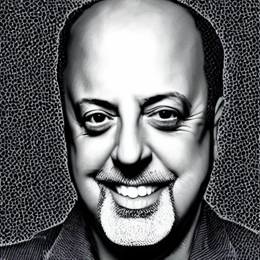 Prompt: 1 9 7 0's billy joel portrait digital art