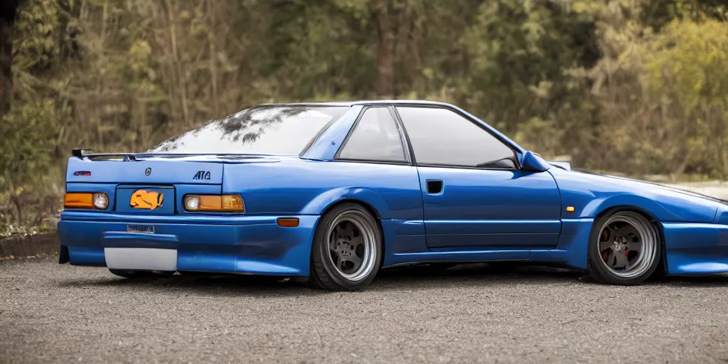 Image similar to nissan silvia s13, DSLR photoshoot, raw format