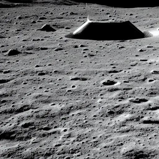 Prompt: the last supper on the moon, space in distance, moon craters, dark,