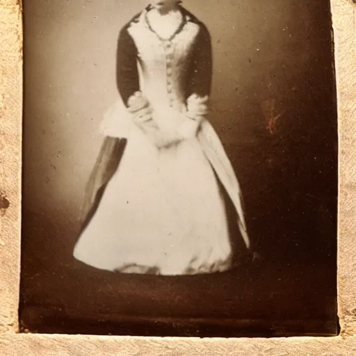 Image similar to a ghost captured in a 1 8 0 0 s family portrait, historical photograph