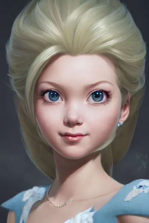 Image similar to a portrait of princess rosalina, made by stanley artgerm lau, wlop, rossdraws, artstation, cgsociety, concept art, cgsociety, octane render, trending on artstation, artstationhd, artstationhq, unreal engine, 4 k, 8 k,