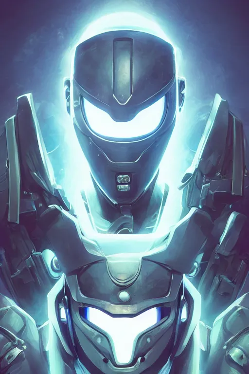 Image similar to epic mask helmet robot ninja portrait stylized as fornite style game design fanart by concept artist gervasio canda, behance hd by jesper ejsing, by rhads, makoto shinkai and lois van baarle, ilya kuvshinov, rossdraws global illumination radiating a glowing aura global illumination ray tracing hdr render in unreal engine 5