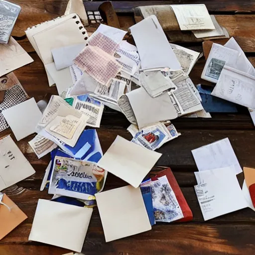 Image similar to pile of too much mail photo