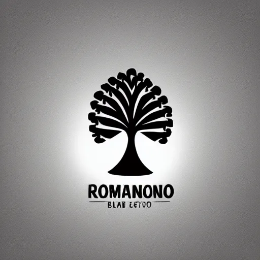 Image similar to black logo romanesco simple side view, white background, sharp edges, symetrical