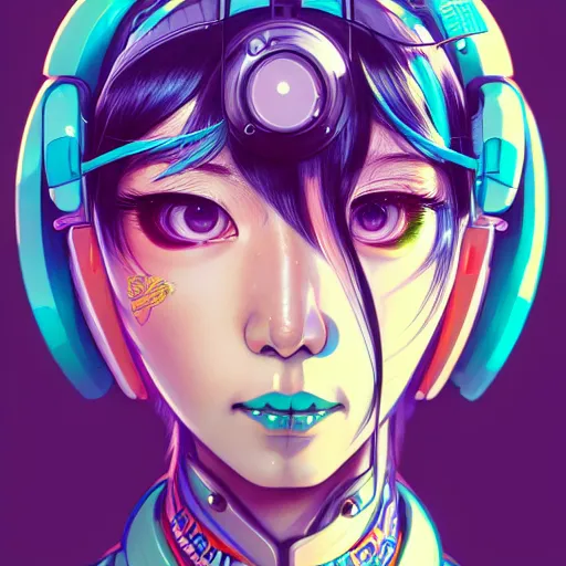 Image similar to high quality high detail 3 / 4 portrait of a hatsune miku as diesel punk character in an futuristic world, techwear, tristan eaton, victo ngai, artgerm, rhads, ross draws, hyperrealism, intricate detailed, alphonse mucha, pastel colors, vintage, artstation