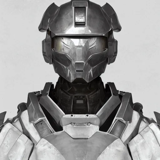 Prompt: a Halo spartan with armor inspired by brutalism, intricate detail, kodak 2383 vision color, 3d render, octane render, god rays, depth of field, trending on artstation, 4k, hd